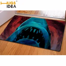 HUGSIDEA акула принт Ковры S Нескользящие Кухня коврики для дома Гостиная Коврики 40x60 см пыли доказательства Добро пожаловать прихожей Ковры