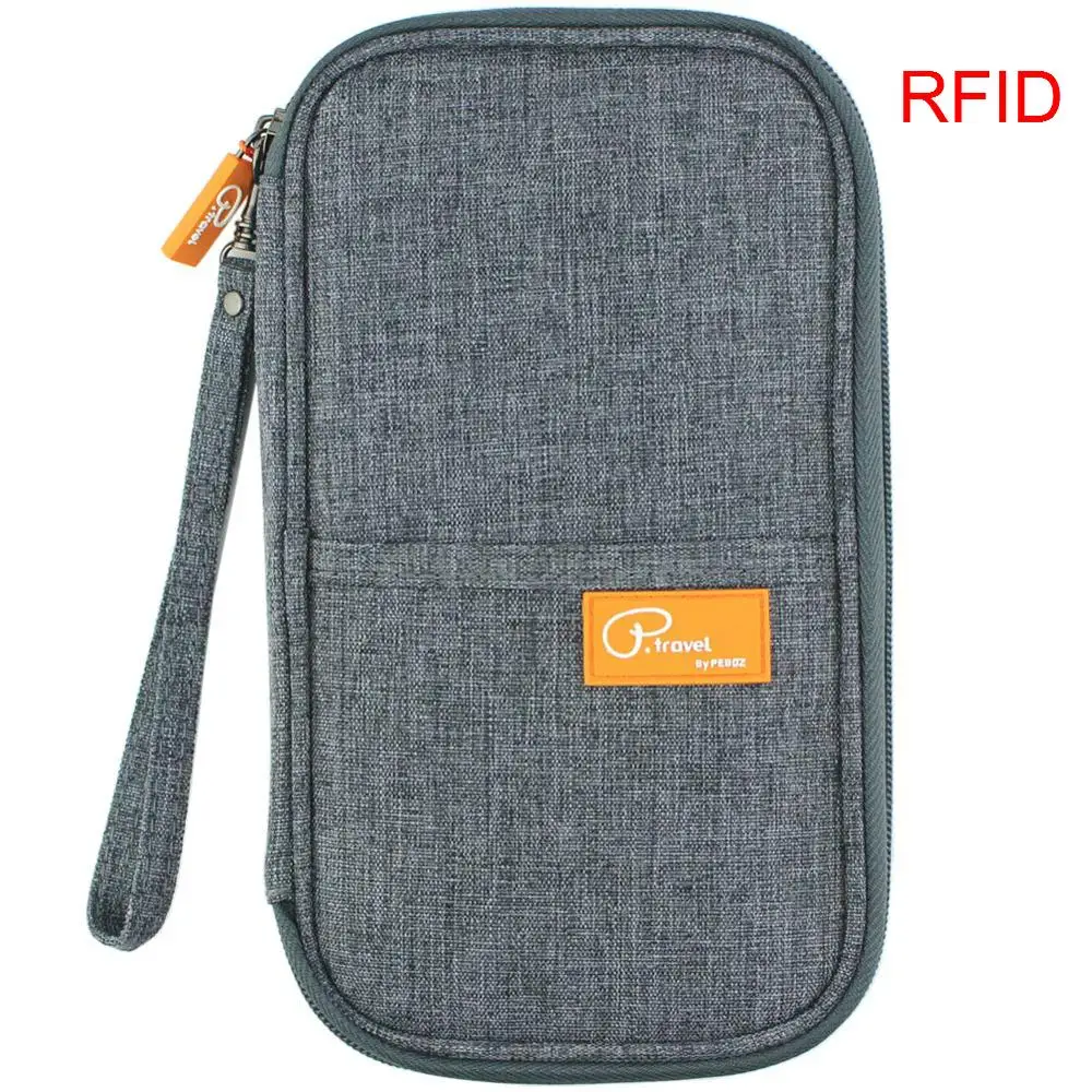 

Family Travel Passport Wallet for Men Women RFID Credit Card Passport Holder Cover Travel Document Organizer Passport Wallet Bag