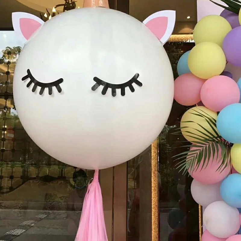 1set-36-unicorn-Party-Balloon-DIY-Mask-Eyes-Stickers-Bobo-Balloon-Birthday-Wedding-Decoration-Baby-Shower