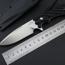 Горячая 7CR17MOV стальное лезвие G10 ручка к оболочка фиксированным лезвием охотничий нож с прямым лезвием кемпинга, выживания на открытом воздухе EDC ножи инструменты