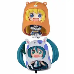 2 шт./компл. 10 см Nendoroid фигурка Umaru фигурки аниме Himouto Umaru-chan Hatsune Miku Saber Doma ПВХ фигурка куклы L1184