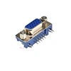 5PCS DB15 DR15 FEMALE PCB Mount CONNECTOR RIGHT ANGLE D-Sub 3Rows Blue Parallel Port CONNECTORS 15pin 15 pin VGA socket Adapter ► Photo 2/3