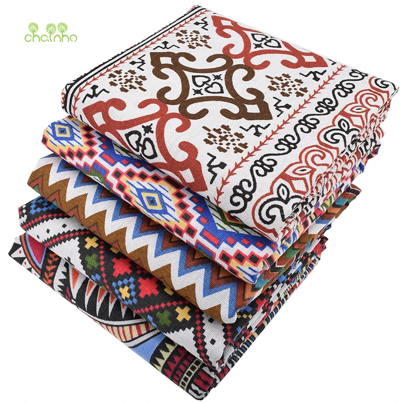 Chainho المطبوعة القطن الكتان نسيج ل خليط اللحف/DIY الخياطة/أريكة مفرش طاولة/الأثاث غطاء الأنسجة/وسادة المواد Chainho المطبوعة القطن الكتان نسيج ل خليط اللحف/DIY الخياطة/أريكة مفرش طاولة/الأثاث غطاء الأنسجة/وسادة المواد