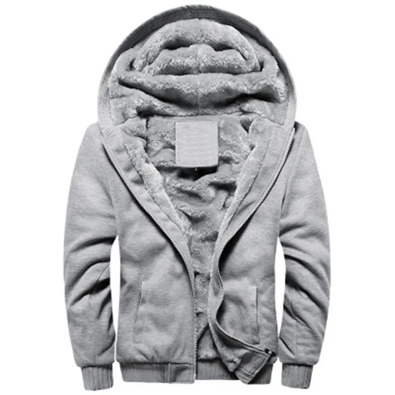 Black Hoodies Men 2020 Winter Jacket Fashion Thick Men's Hooded Sweatshirt Male Warm Fur Liner Sportswear Tracksuits Mens Coat Black Hoodies Men 2020 Winter Jacket Fashion Thick Men's Hooded Sweatshirt Male Warm Fur Liner Sportswear Tracksuits Mens Coat