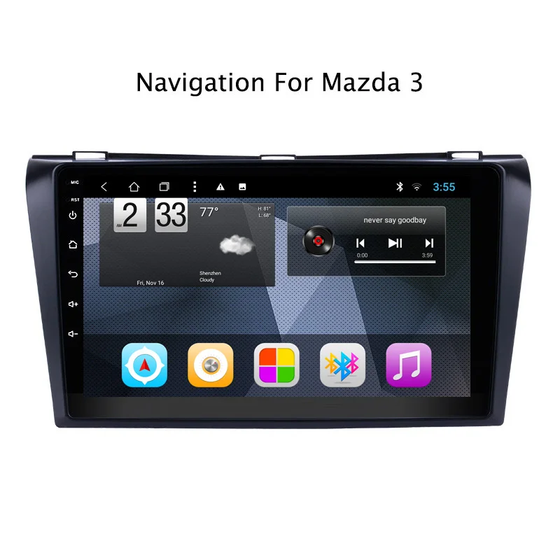 Clearance Octa Core Android 8.1 Car DVD GPS Navigation For Mazda 3 2006-2012 Radio Stereo with Mirror Link 1