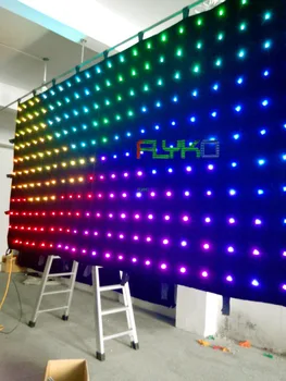 

factory price soft party led curtain backdrop new invention 2014 free shipping