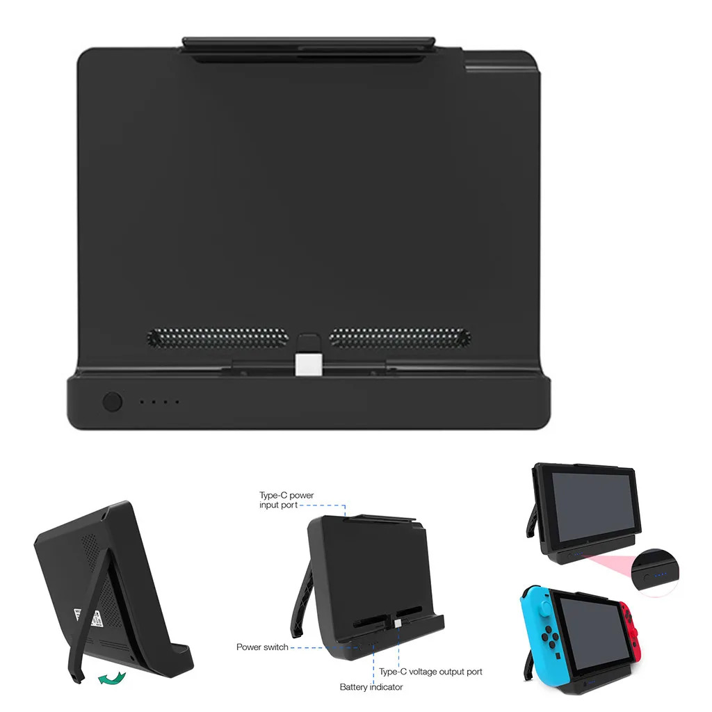 ДЛЯ NS switch консоли 1000 MAH power Bank Стенд Многофункциональный держатель стойки