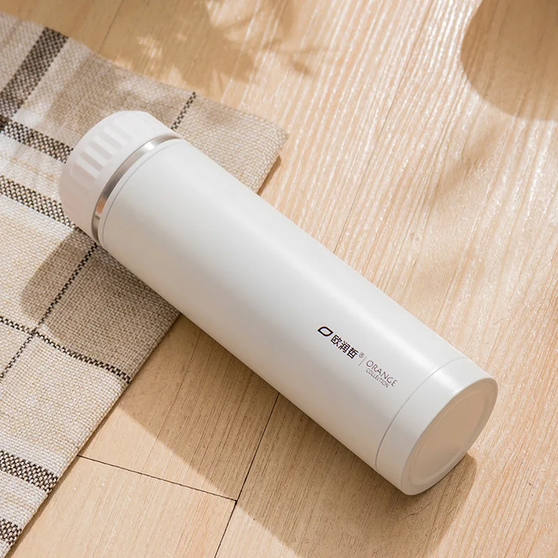 

500ml Double Wall Stainless Steel Vacuum Flasks White Flasks Thermos Cup Bottle Coffee Thermocup Outdoor Travel Office