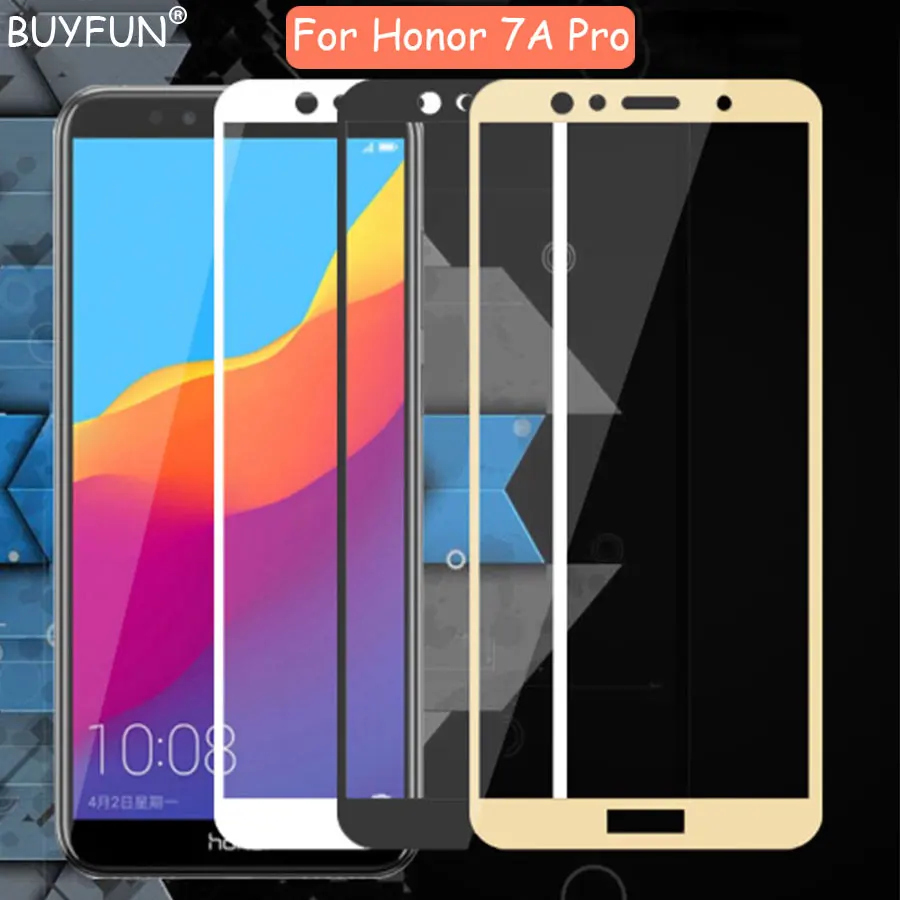 Стекло Temepred для Honor 7A Pro Защитное стекло Huawei 7a 7apro защиты экрана защитная