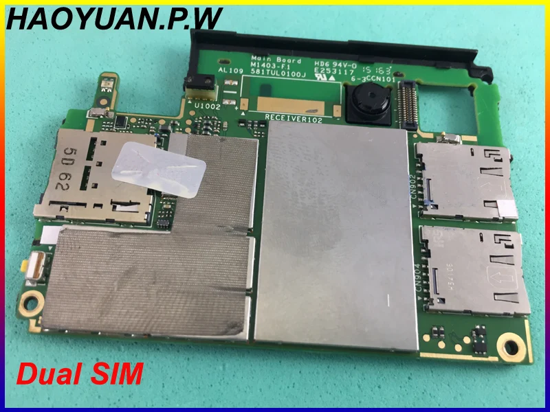 HAOYUAN.P.W оригинальная Рабочая разблокированная материнская плата шлейф для sony Xperia M4 Aqua E2303 E2333