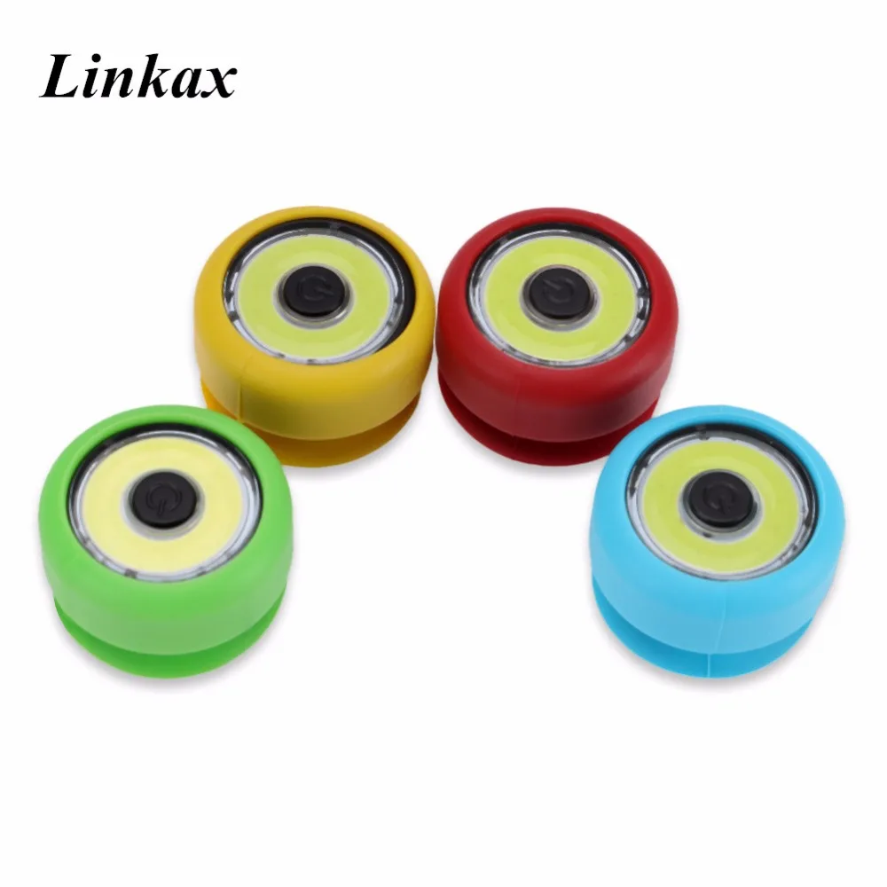 

New COB LED Emergency Led Work Light Mini Portable Flashlight Lamp Torch With Magnet/Rubber Case Built in Battery for Camping