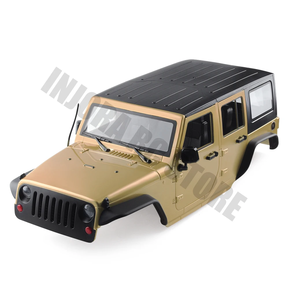 INJORA 7 цветов 313 мм корпус колесной базы+ клетка для 1/10 RC Гусеничный Jeep Wrangler Axial SCX10 SCX10 II 90046