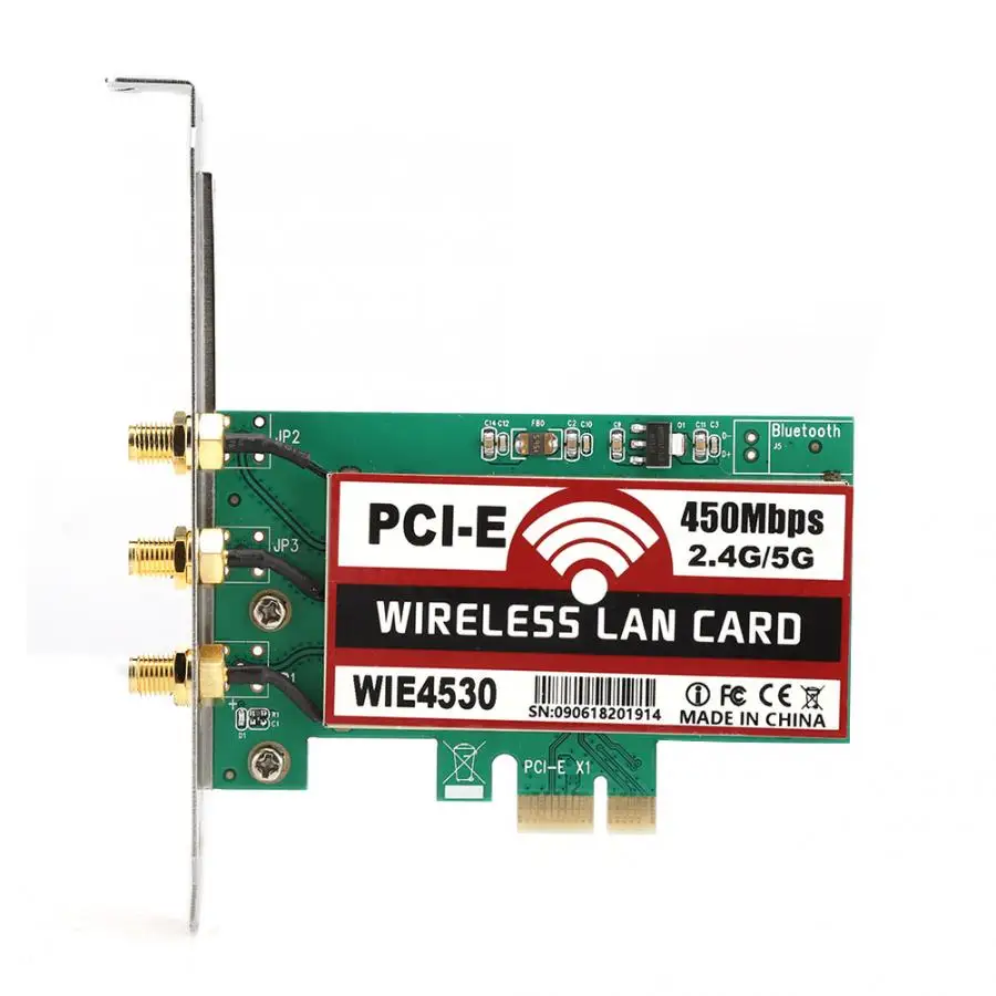 450 Мбит/с настольная Встроенная беспроводная сетевая карта 2,4G/5G PCI-E сетевой адаптер LAN Карта