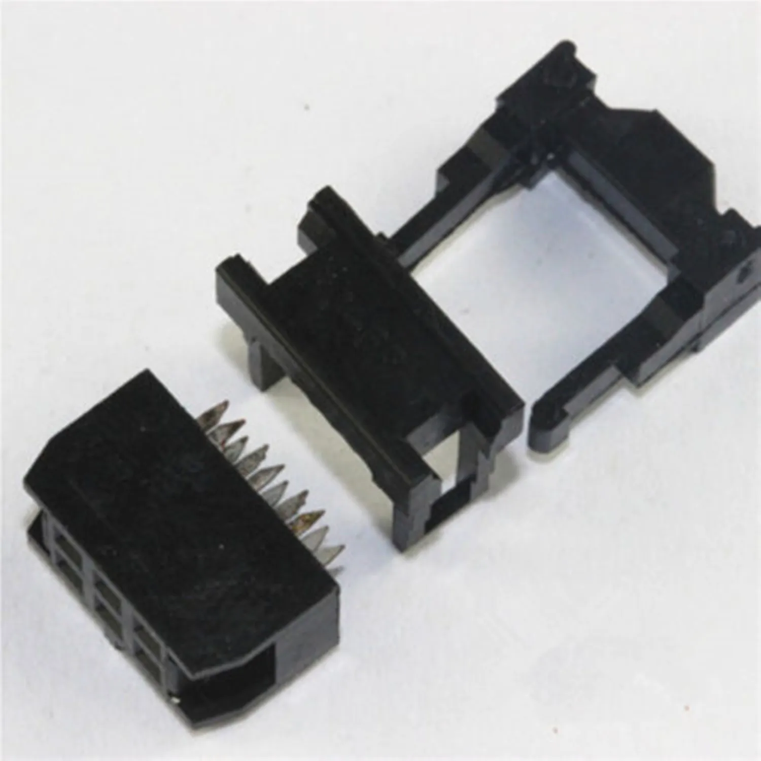 10PCS FC 6P 2x3Pin Dual Row Pitch 2 54mm IDC Socket Connector Female Header 6 pin