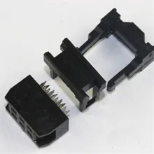 10PCS FC-6P 2x3Pin Dual Row Pitch 2.54mm IDC Socket Connector Female Header 6-pin cable socket