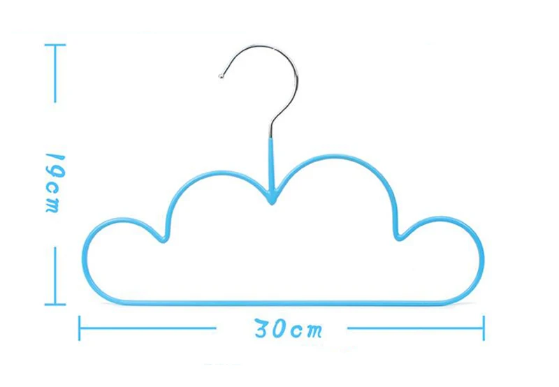 Нескользящая Милая вешалка для облаков для детей, Новая креативная домашняя уличная вешалка, красочная вешалка с резиновым покрытием(20 шт./лот