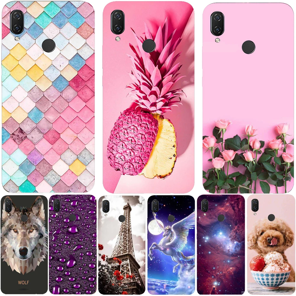 

Huawei Y7 2019 Case Cover Huawei Y7 Prime 2019 Case Silicone Soft Phone Case Huawei Y7 Pro Y7 Prime 2019 DUB-LX1 DUB-LX2 Cover