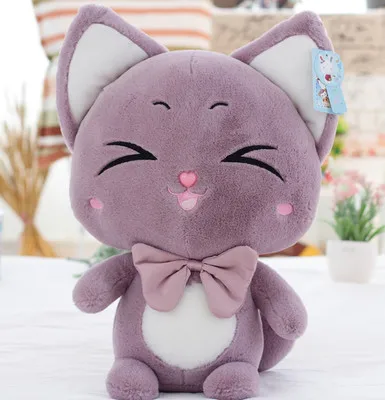 Brown, 130cm Lishiny Cute Plush Cats Doll Soft Stuffed Plush Toy Throw Pillow Doll Toy Gift for Kids Girlfriend