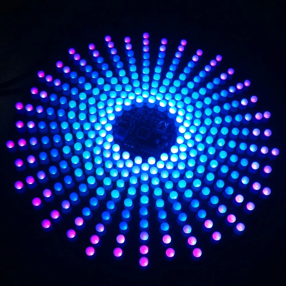 

18*18 Aurora LED gradient light creative welding suite electronic production