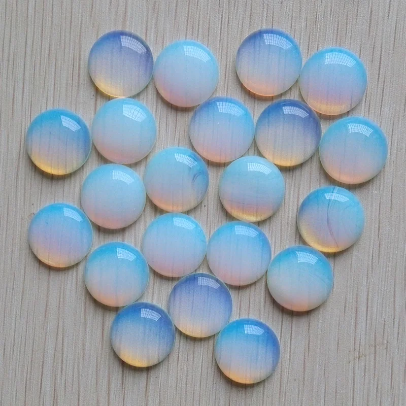 

2015 fashion high quality opal stone round CAB cabochon 20mm*20mm stone beads for jewelry Accessories 20pcs Wholesale free