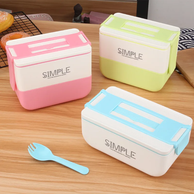Прямоугольный Ланч-бокс набор посуды для пикника чехол кулер мешок микроволновый контейнер для хранения еды безопасный ланч бокс для пикника s