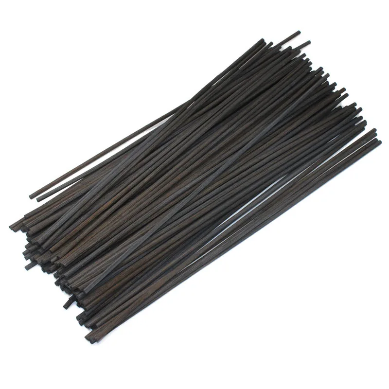 50 шт./лот 22 см x 3 мм черный аромат ротанга палочки тростник диффузор палочки ароматические палочки для украшения дома