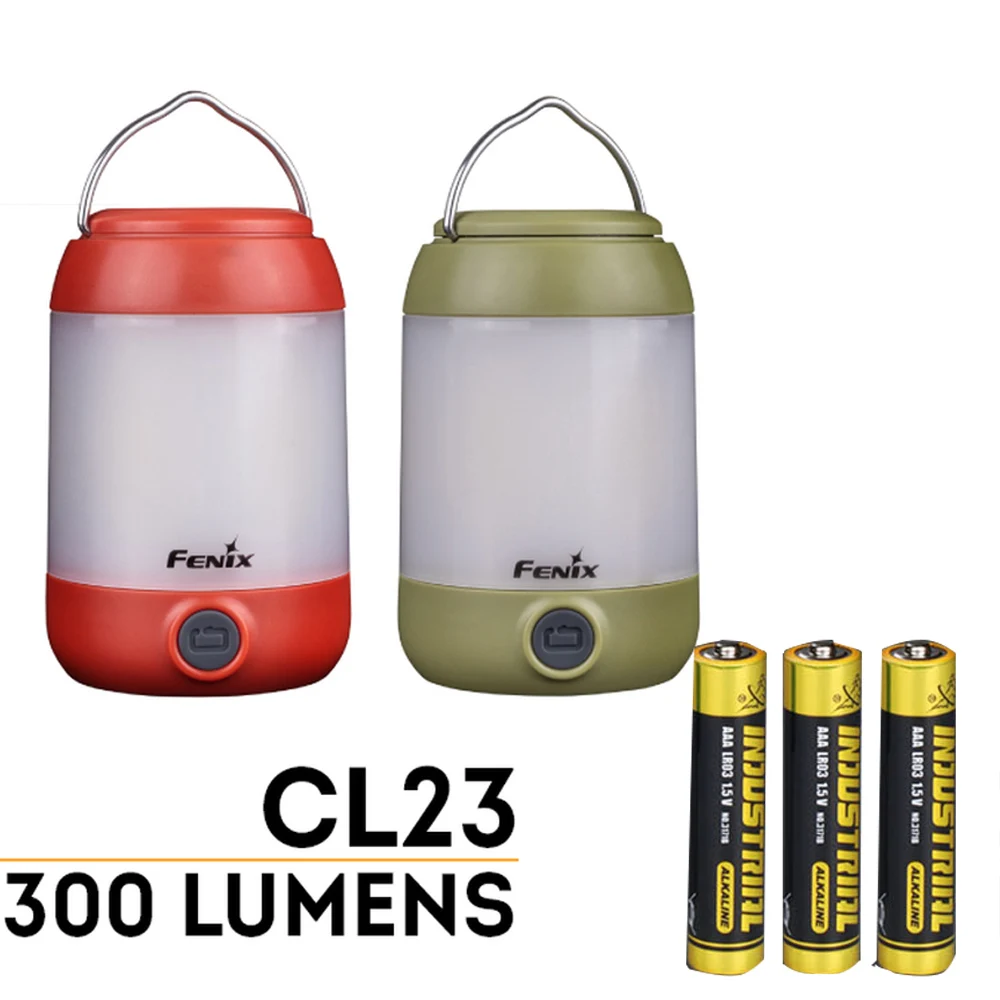 

Fenix CL23 300 Lumen dedicated camping light with 3 X AA batteries