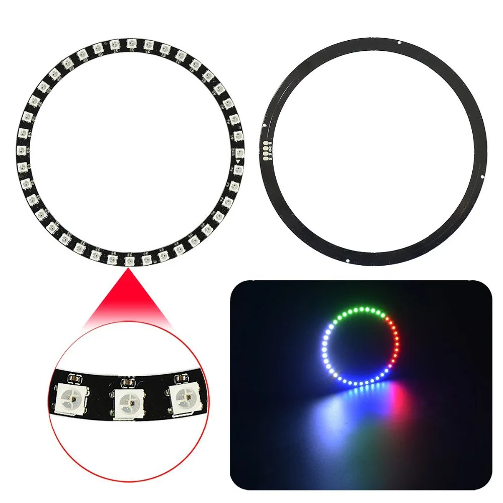 WS2812BLEDRing5050BuiltinRGBDriverForArduinoIntegratedLED