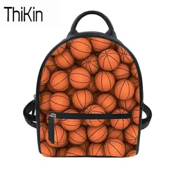 ThiKin Для мужчин Для женщин мини-рюкзак подросток Обувь для мальчиков Обувь для девочек школьный 3d soccerly Баскетбол Рюкзак искусственная кожа