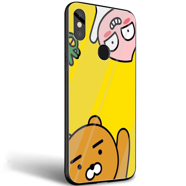 Desxz стеклянный TPU Забавный чехол для xiaomi 8 Lite A1 A2 9 redmi note 5 6 7 Pro 6A 4X 5X 6X Pocophone