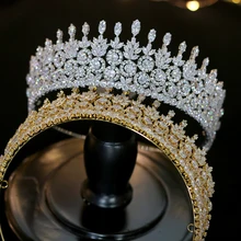 Lujo CZ свадебные золотые/серебряные короны аксессуары для el cabello Joyeria de boda Tocado Novia Corona femenina Conjunto de diseno