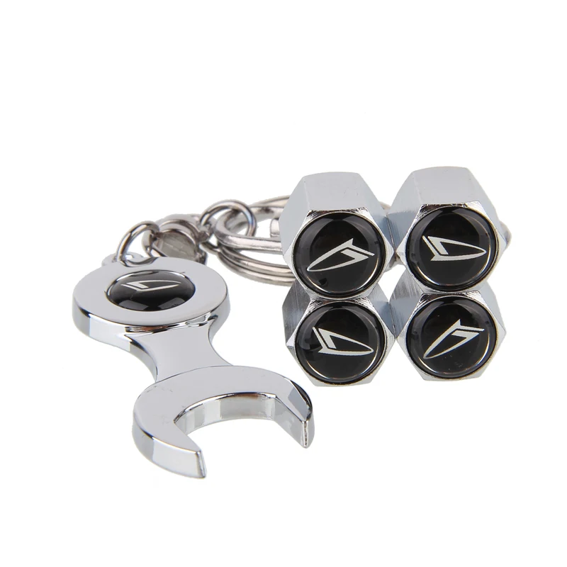 

4Pcs auto Metal Tire Valve Caps Daihatsu Car Tyre Air Stems Cap Automobile Motorcycle Tire Accessories DAIHATSU Logo Car Styling
