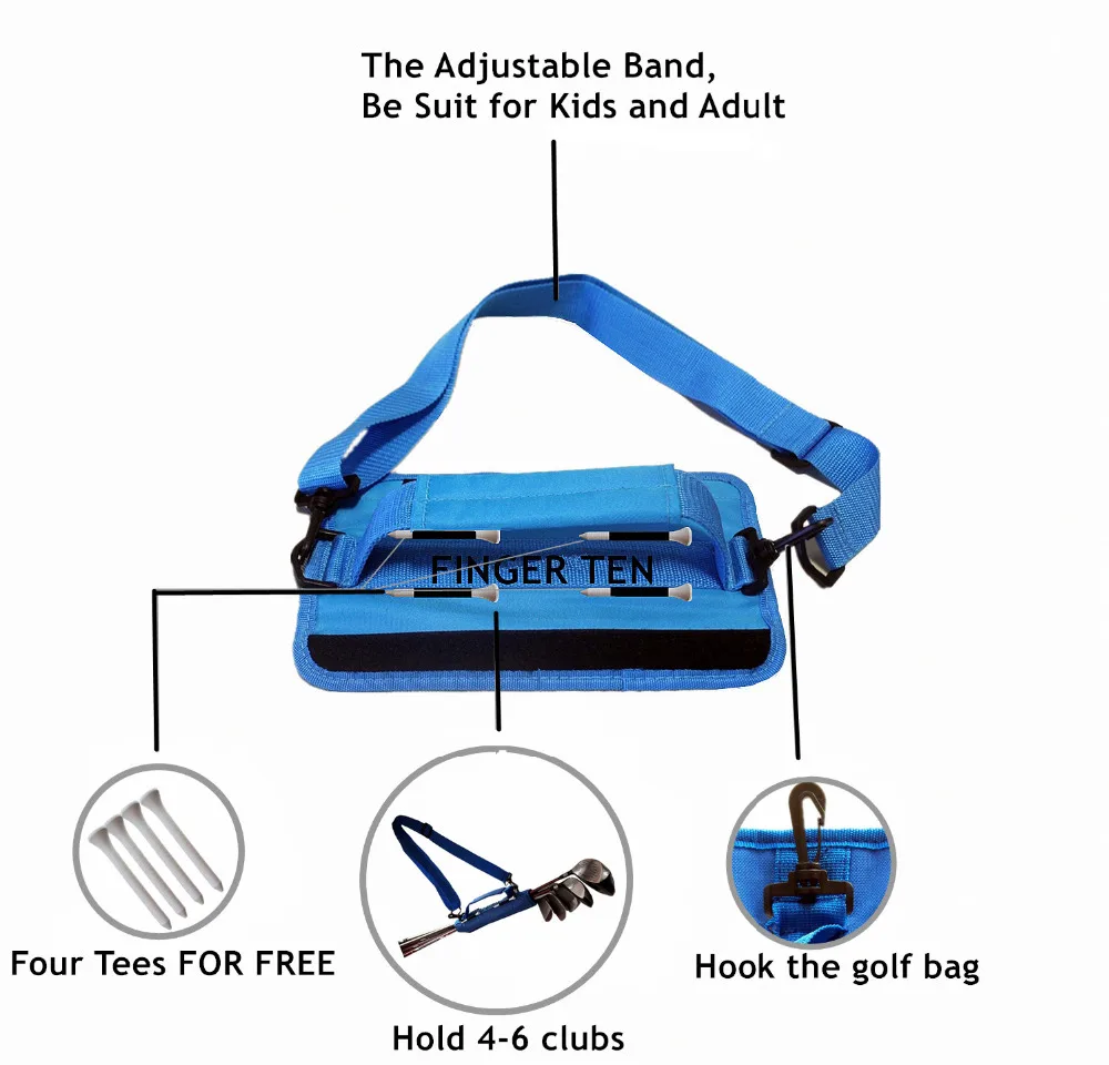 Мини сумка для гольф клуба дорожная Сумочка путешествий подходит клубов 6 цветов - Фото №1