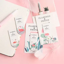 Креативный милый Фламинго Закладка на магните Книга маркеры подарок учителю канцелярские товары школьные принадлежности