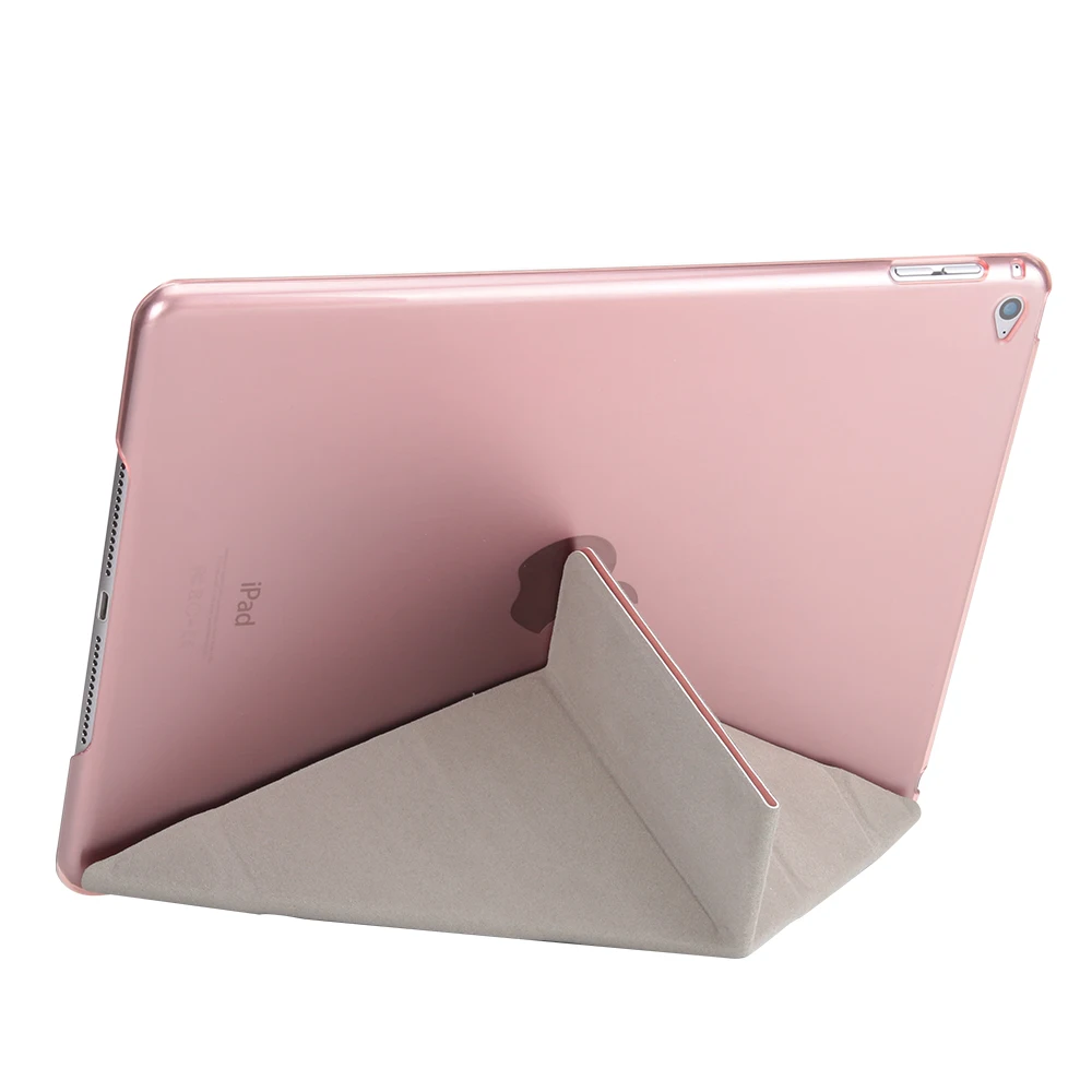 Для ipad Air 2 Чехол, GOLP Ultra Slim Искусственная Кожа Чехол для ipad Air 2 с прозрачным PC чехол для ipad 6 флип стенд,чехол для планшета