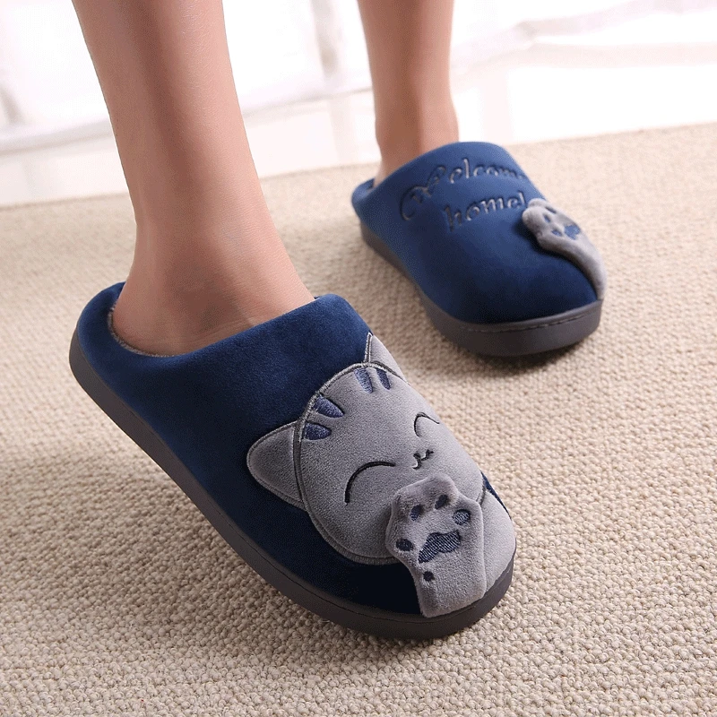 Women-Winter-Home-Slippers-Cartoon-Cat-Home-Shoes-Non-slip-Soft-Winter-Warm-Slippers-Indoor-Bedroom