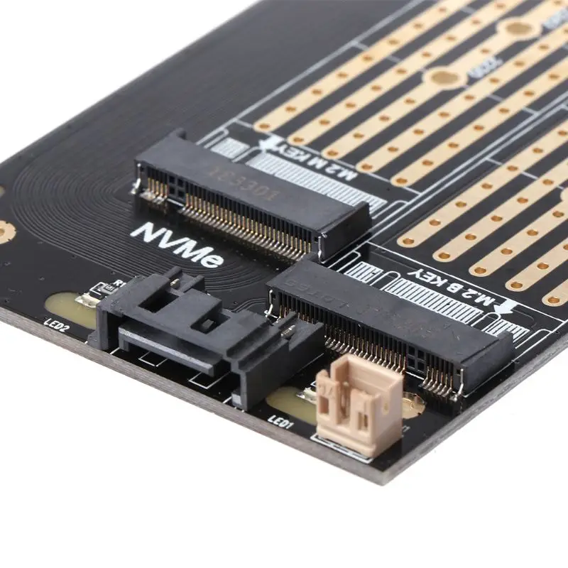 1 комплект PCI Express PCI-E 3,0X4 к NVMe M.2 M ключ NGFF SSD PCIE M2 Riser Card адаптер Поддержка 2230-2280 размера