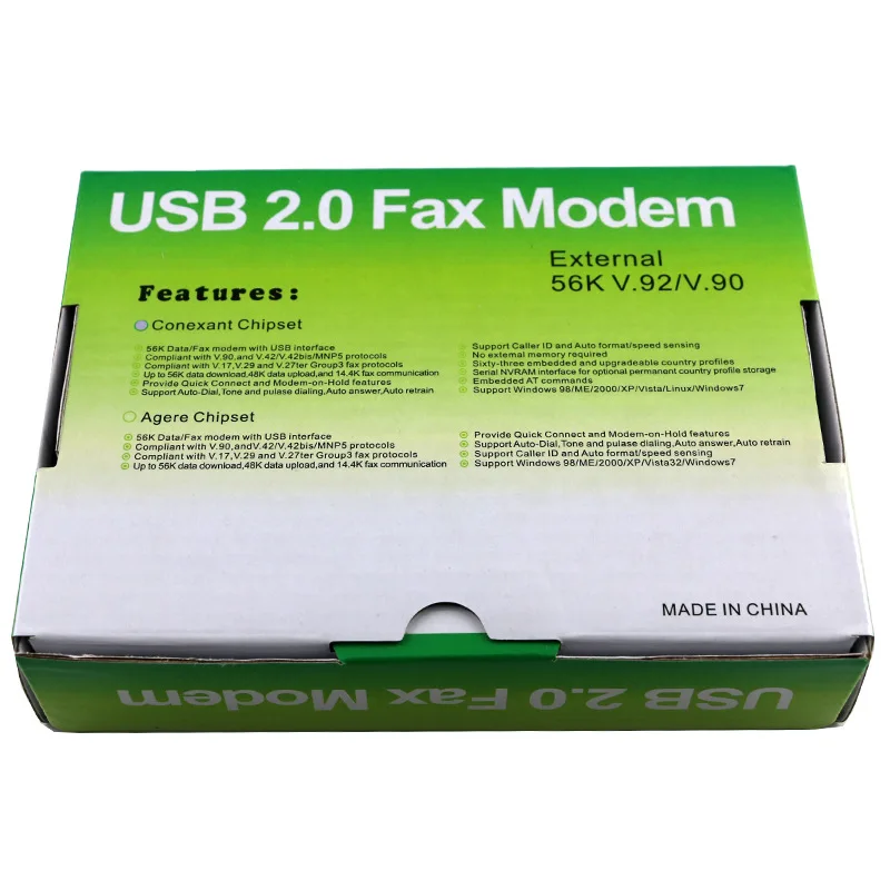 USB 2.0 Fax Modem 56K External  (6)