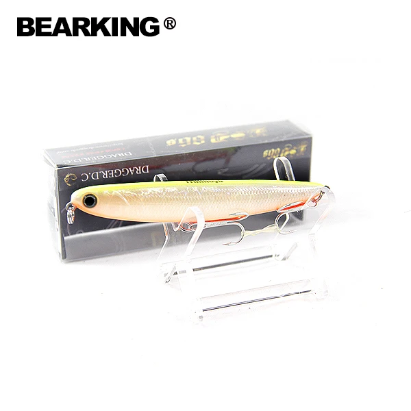 BEARKING Hot Model:5pcs/lot  fishing lures, professional fishing tackle assorted color penceil bait 110mm 13g  Floating,topwater
