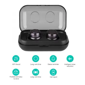 

TWS-8 Touch Bluetooth waterproof earphone Sports HIFI earphones Noise Reduction Earbuds