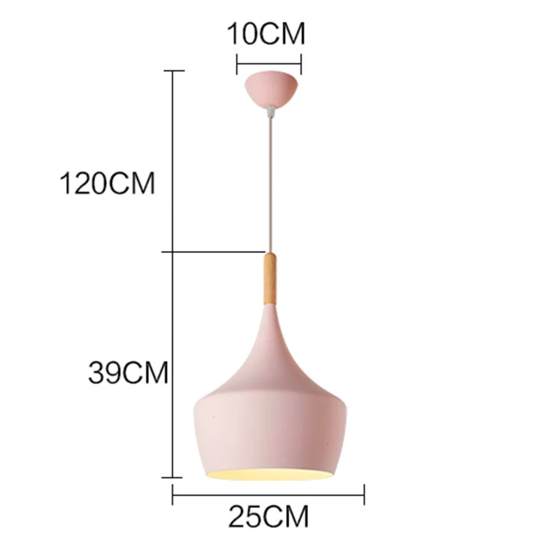Скандинавский персональный простой семейный Деревянный алюминиевый подвесной светильник для бара, кофейной спальни, столовой, декоративный подвесной светильник