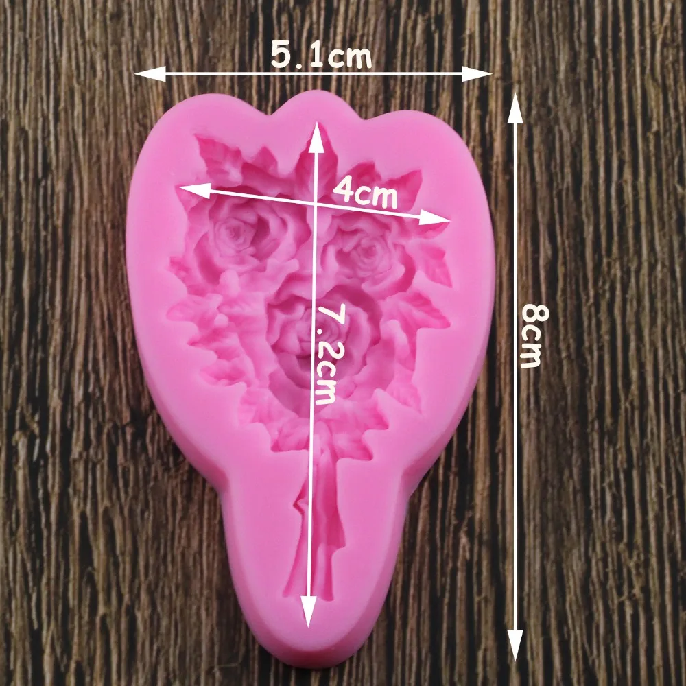 Форма цветка 3D помадка торт Силиконовая форма пищевой мастики Confeitaria шоколадные кондитерские конфеты Глина Инструменты для изготовления