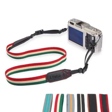 new Softest camera shoulder strap coolest stripes woven polyester with a digital camera strap for canon sony nikon fujifilm