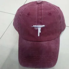 Мыть хлопок Для мужчин s пистолет Бейсбол Кепки Регулируемая изогнутой, головной убор в хип-хоп стиле, Для мужчин летом можно носить задом наперед рэперская Кепка AK47 папа шляпа Винтаж бейсболка