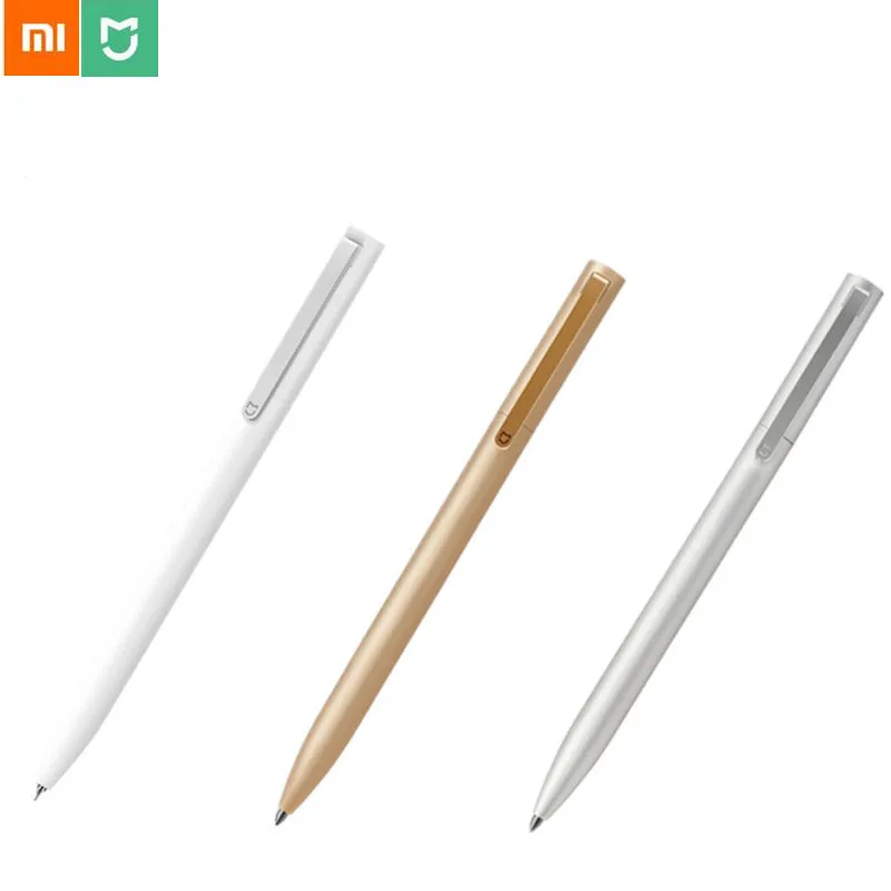 

Original Xiaomi New Mijia Metal Sign Pen Mijia Sign Pen Mijia Ink Japan Durable Signing Pen PREMEC Switzerland MiKuni Refill