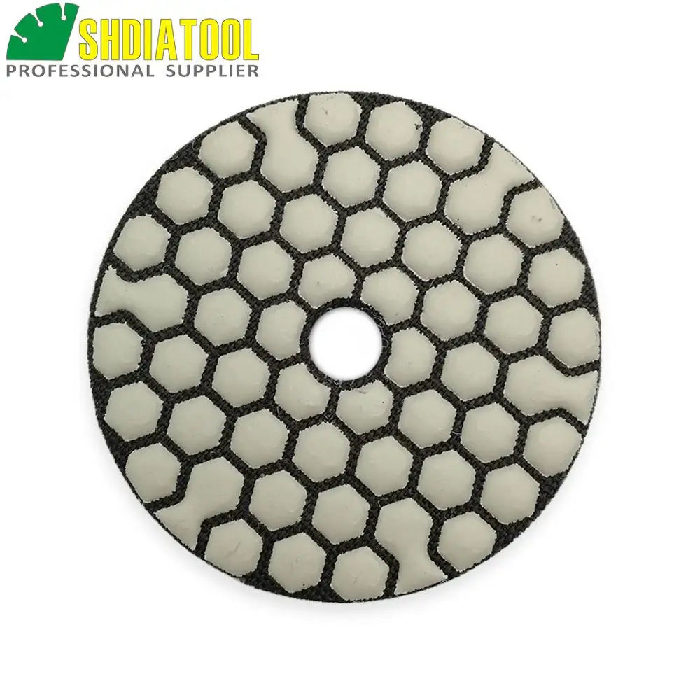 6pcs Diameter 3"/80mm #1500 Dry Flexible polishing pad for granite & marble, sanding disc for stone without water