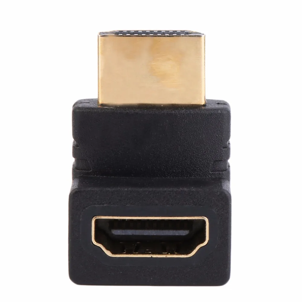 90 градусов HDMI мужчина к гнезду адаптер с прямым углом расширения