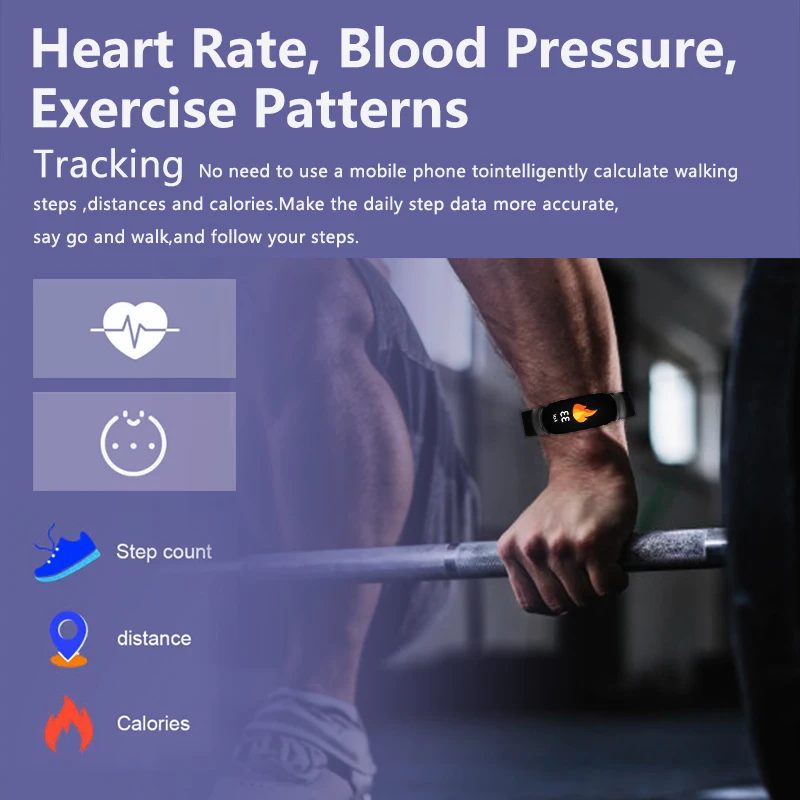  Women Smart Watch Men LED Waterproof Sport Smart Bracelet Heart Rate Blood Pressure Pedometer Watch - 32993290656