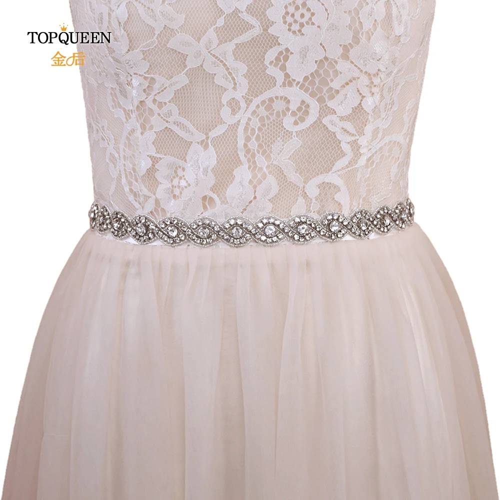 Online Shop Topqueen S28 Women S Crystal Rhinestones Belt Wedding