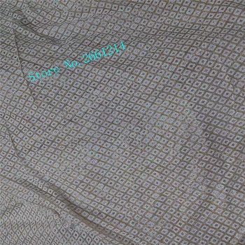 

New design top grade sweet net mesh sequin glitter lace shining hand print for party BZL-11212